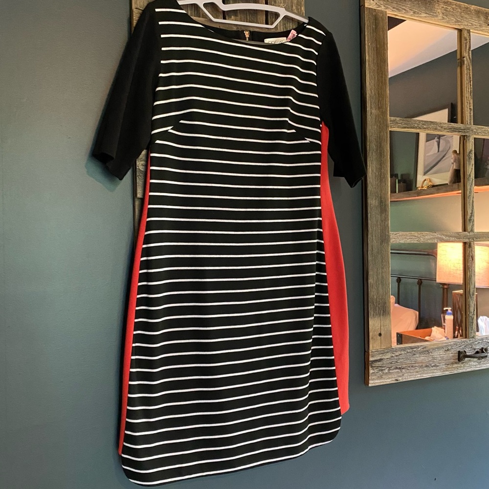 Eliza J Striped Knit Dress